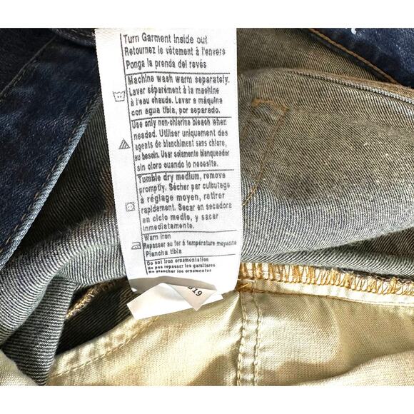 Y2k Carhartt Men's Straight Fit Denim Jeans Dark Wash Size 36x32 Casual Classic - Picture 11 of 11